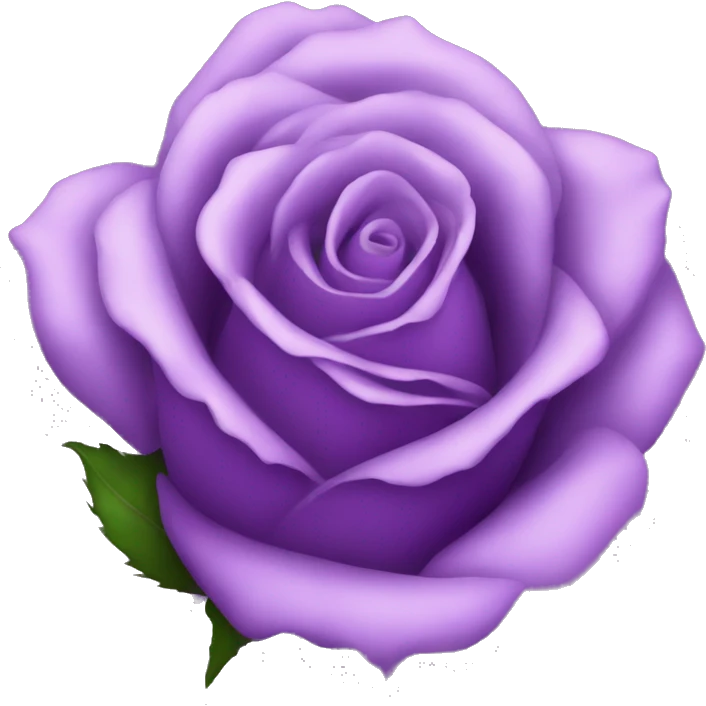 Purple rose emoji