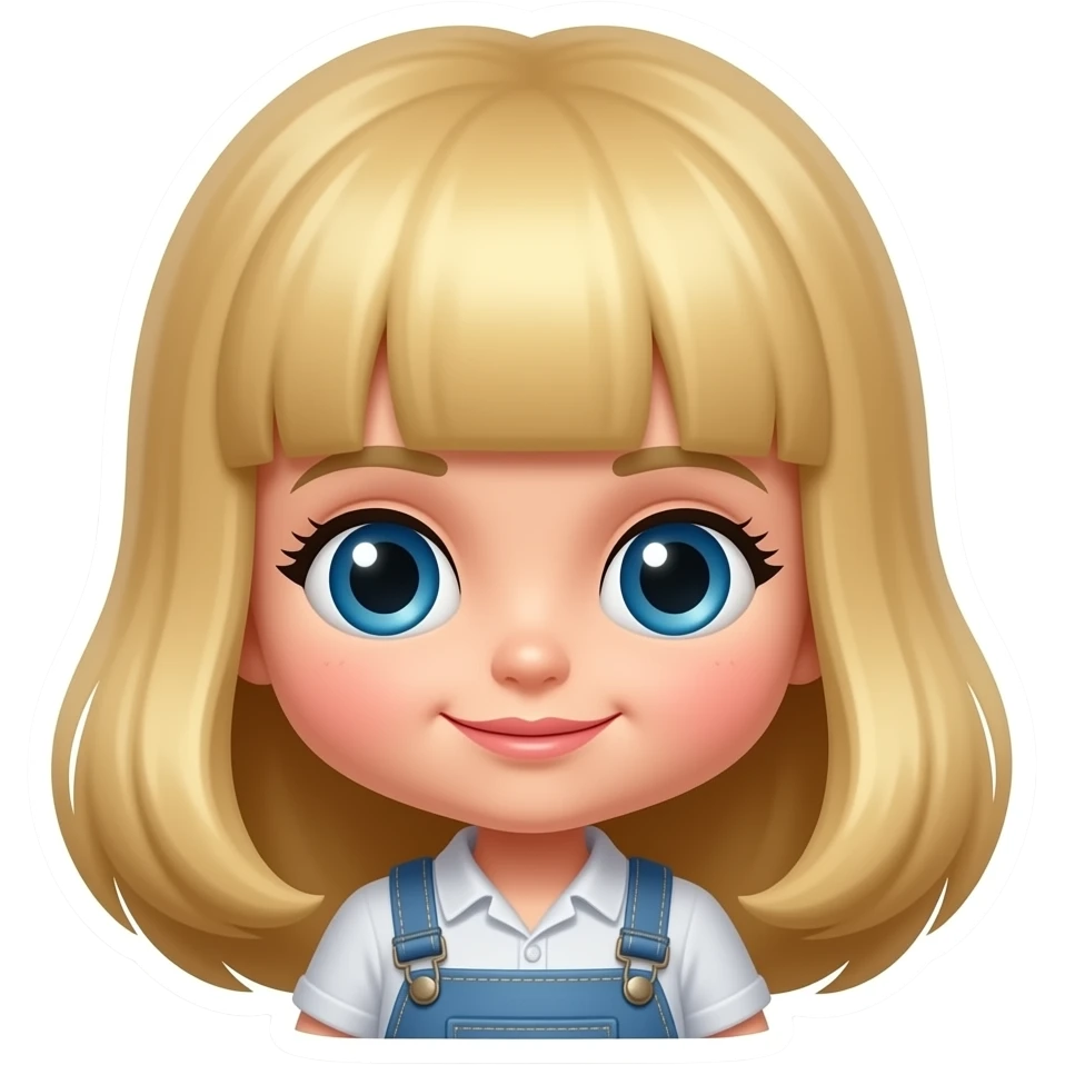 Gusiluz muñeco años 80 sticker emoji