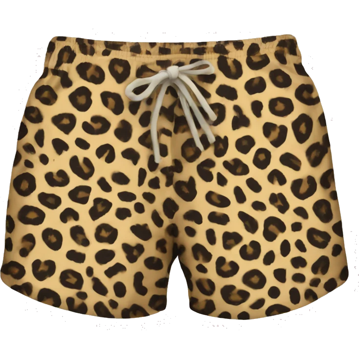 Cheetah Print Short Shorts  emoji