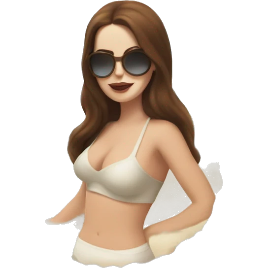 Lana Del Rey at a Beach Festival emoji
