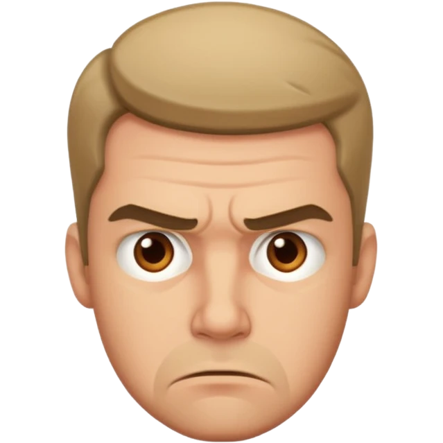 man frustrated emoji