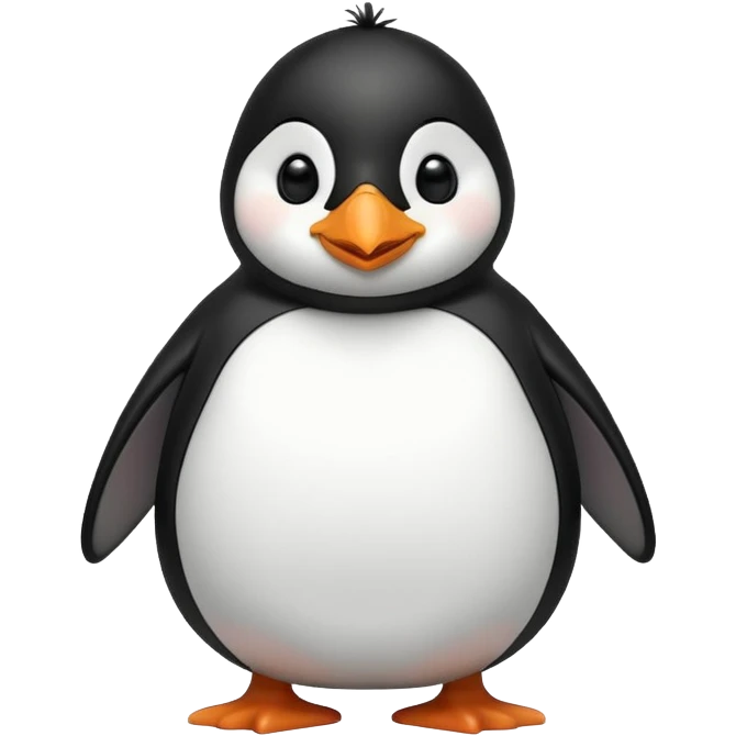 linux tux emoji