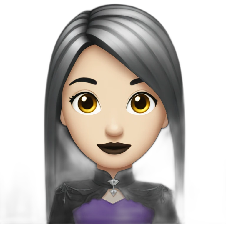 goth princess emoji