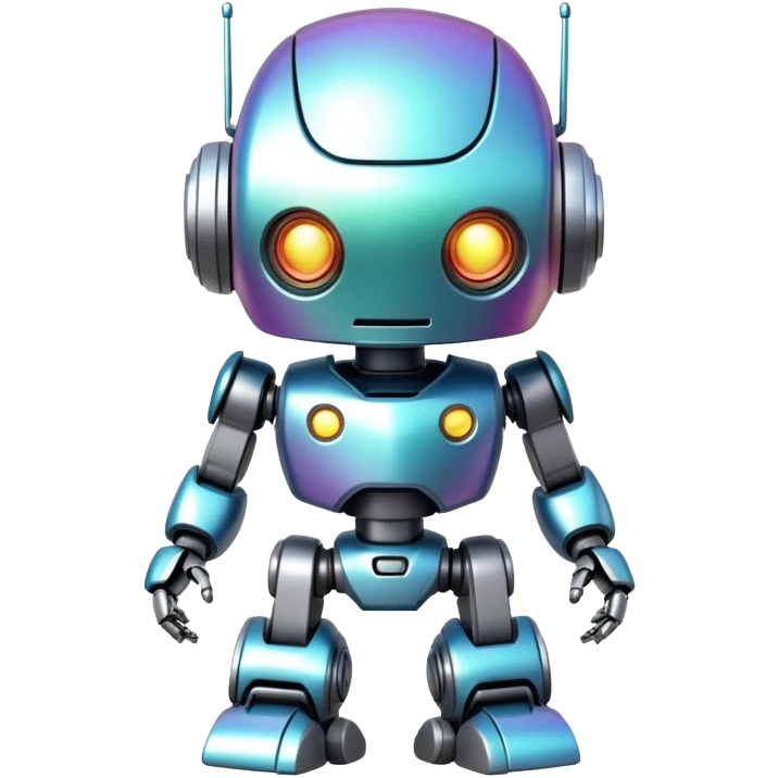 Iridescent medabot emoji