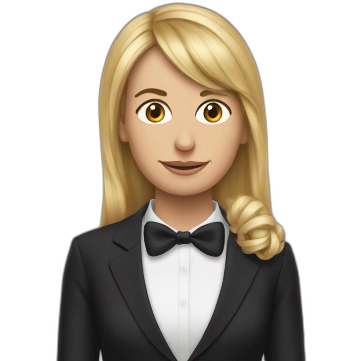 Emmanuel Macron en femme et   en string emoji