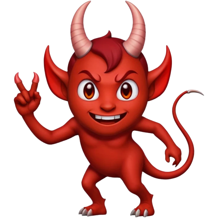 I need a devil walking the edge emoji emoji