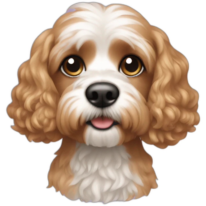 Shaved Cavapoo emoji