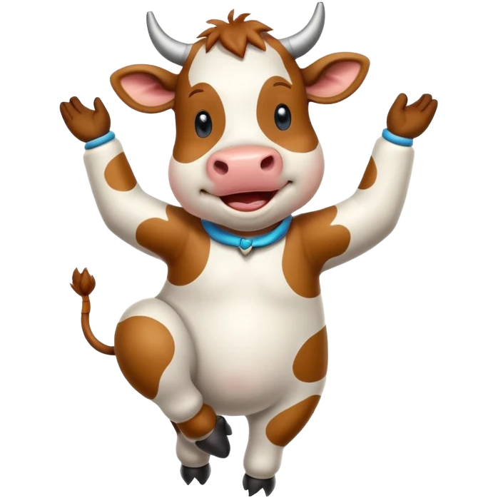 Cow dancing  emoji
