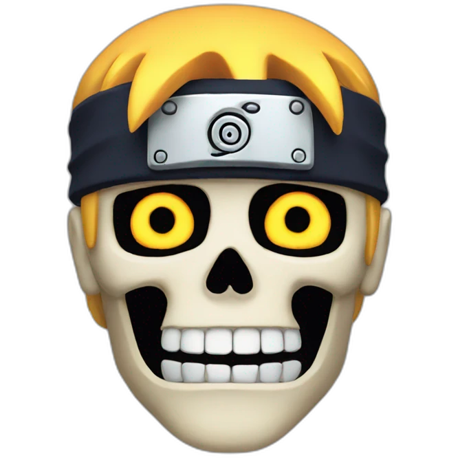 naruto skull emoji