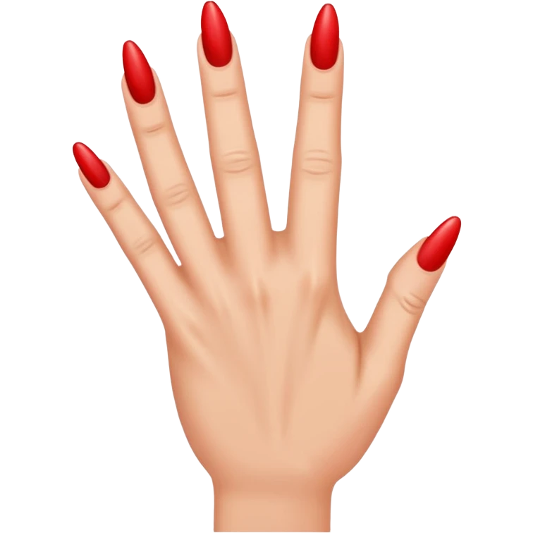 Middle finger nails  emoji