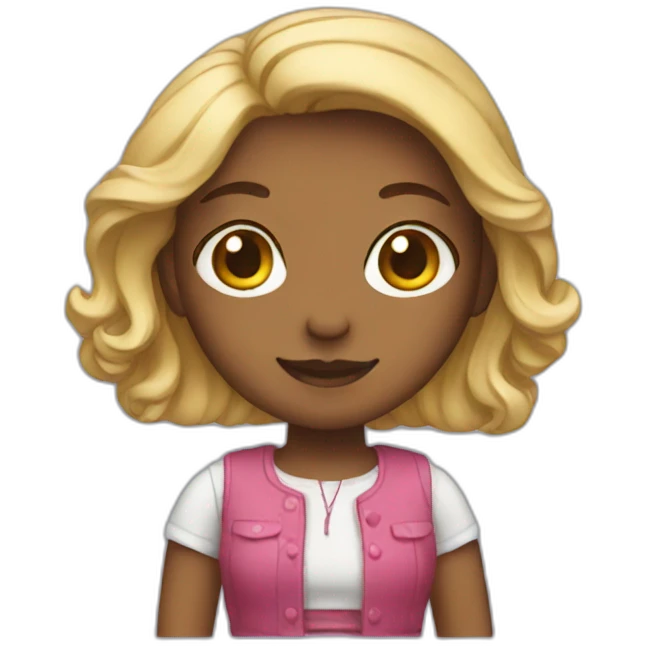 A girl who wear a skirt emoji