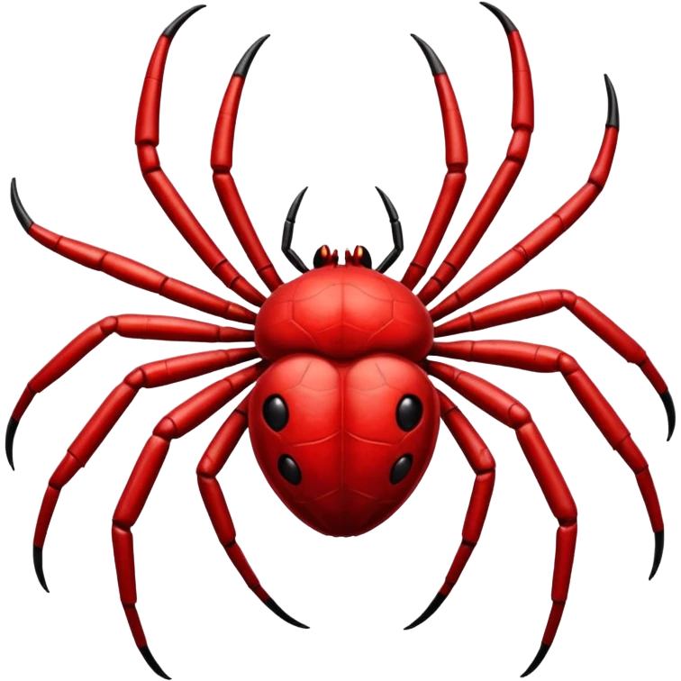Bio-meat in the form of a spider emoji