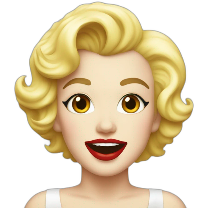 Marilyn Monroe emoji