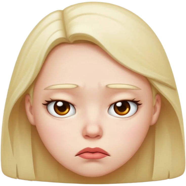 I want an emoji that’s pouting  emoji