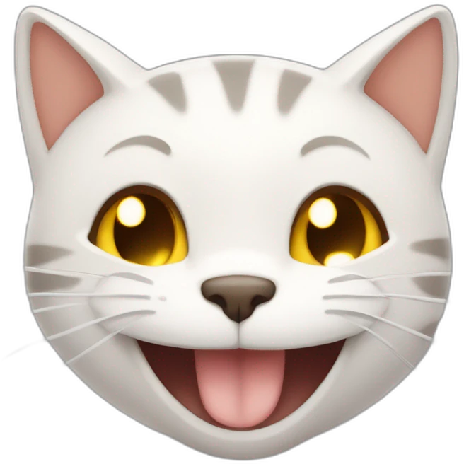 Gato sonriendo  emoji