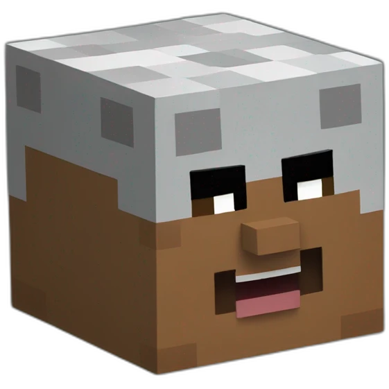 Cubo de minecraft emoji