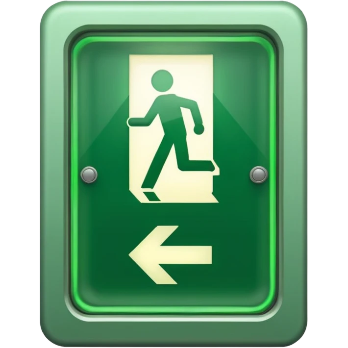 Emergency Exit Symbol emoji