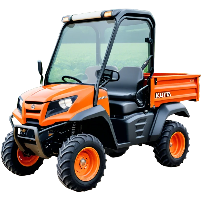 Farm Utility Vehicle (UTV) - Kubota RTV-XG850 (Model Year: 2021) (Iconic colour: Orange) emoji