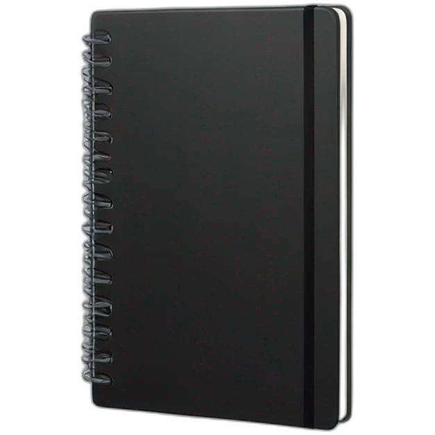 Black notebook emoji