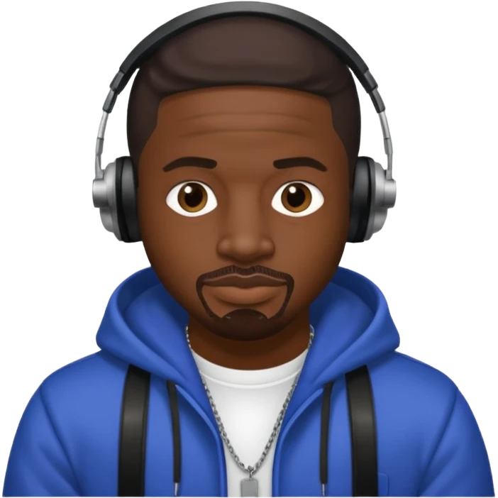 Stevie J, Record Producer (b.1973) with dark brown hair emoji