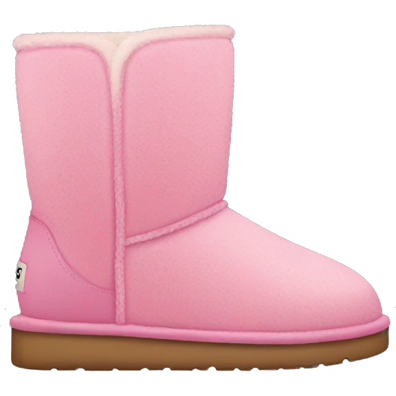 Pink ugg emoji
