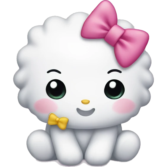 Sanrio with bows emoji