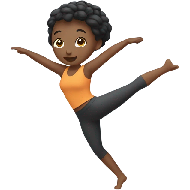 stretching  emoji