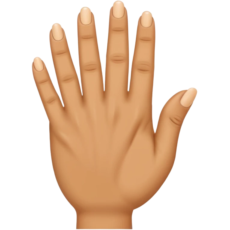 Hand but ring finger down emoji