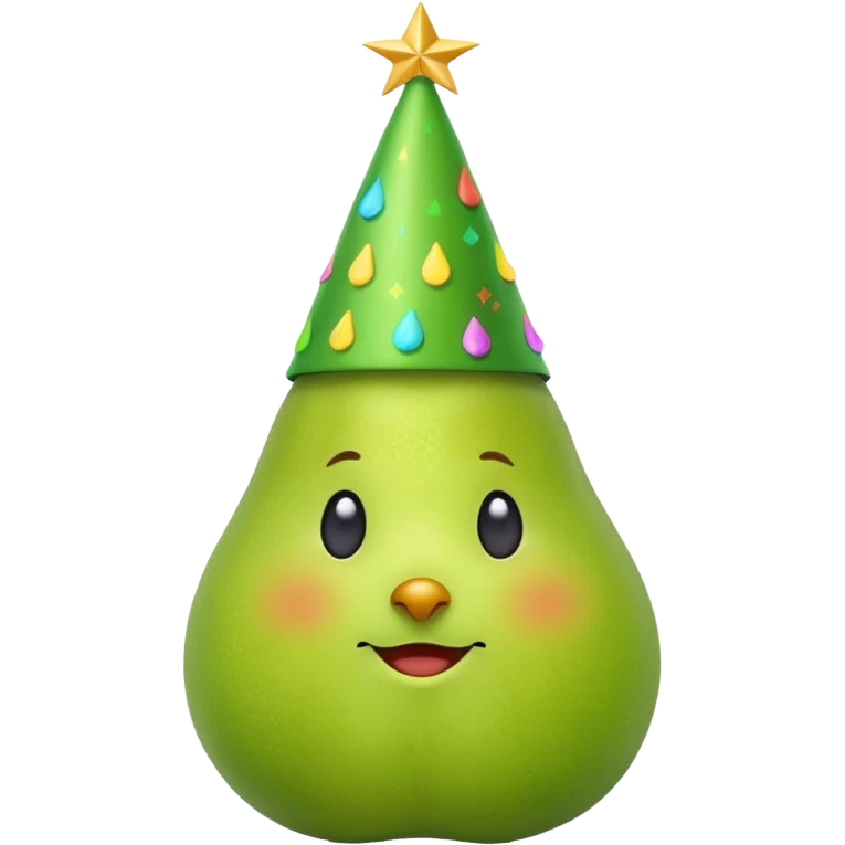 Birne die Party macht ohne Alkoholglas emoji