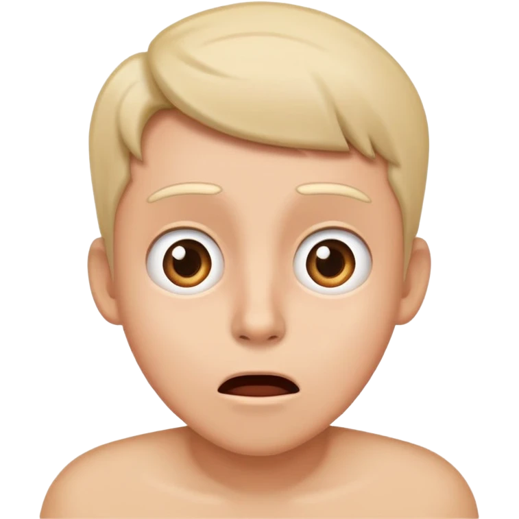 person accidentally interrupting a conversation, surprised expression emoji