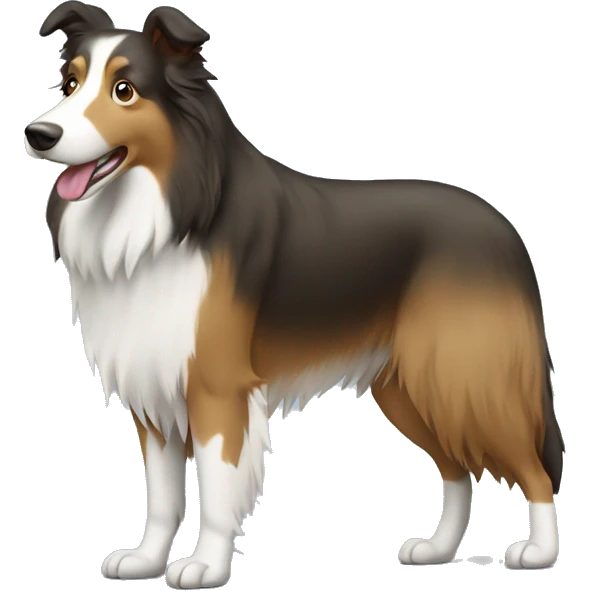 Collie emoji