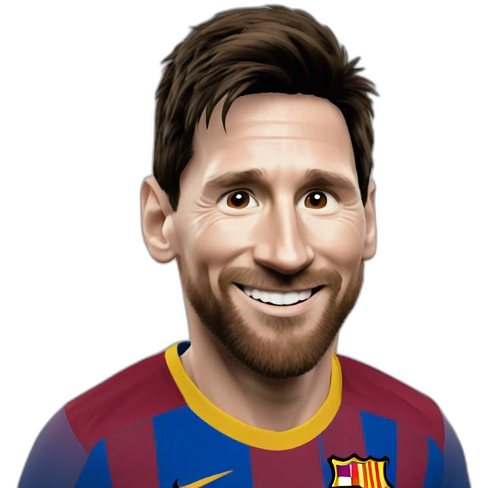 Lionel messi happy emoji