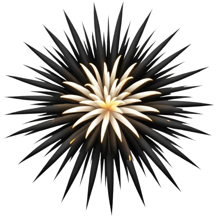 black and white firework emoji emoji