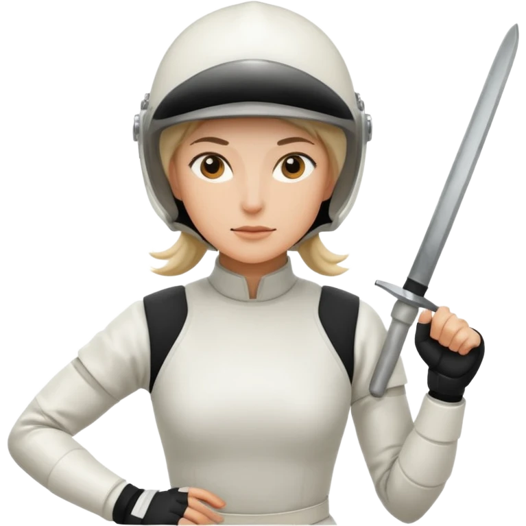 fencer woman emoji