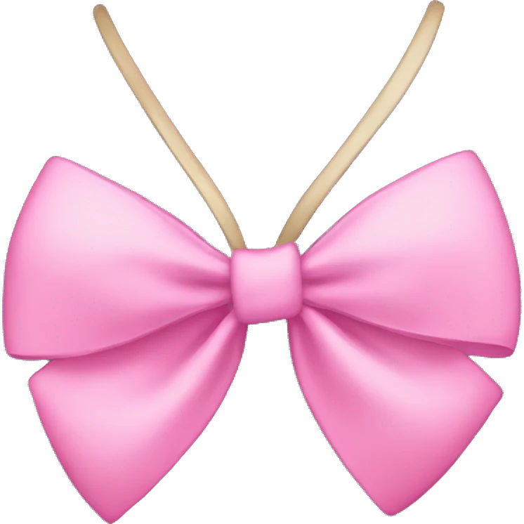 Coquette bow emoji