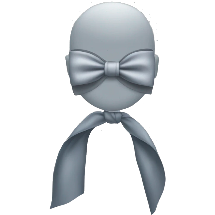 gray bow, gray heart, gray snowflake, gray porsche, gray scarf emoji