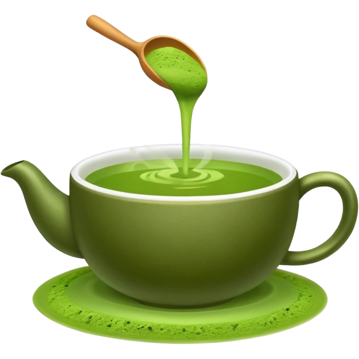 Matcha green tea emoji