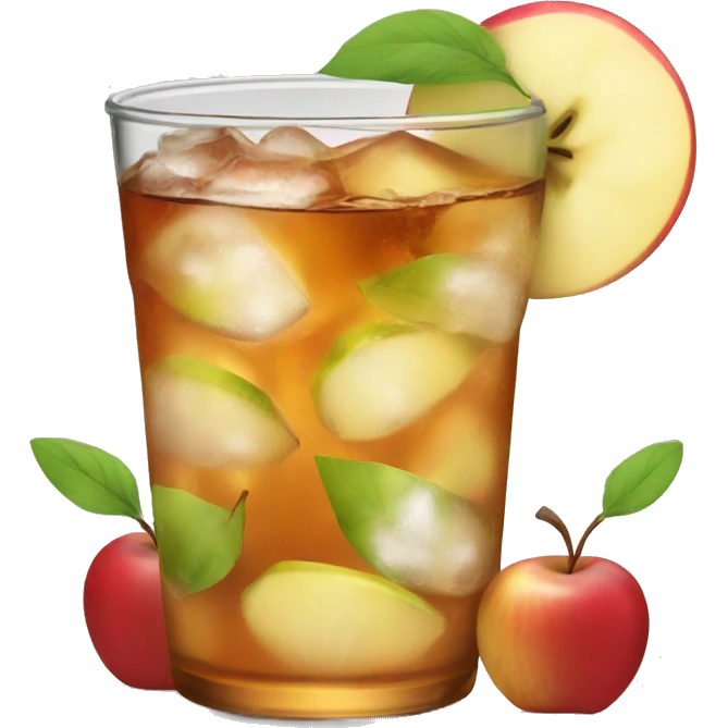 apple iced tea emoji
