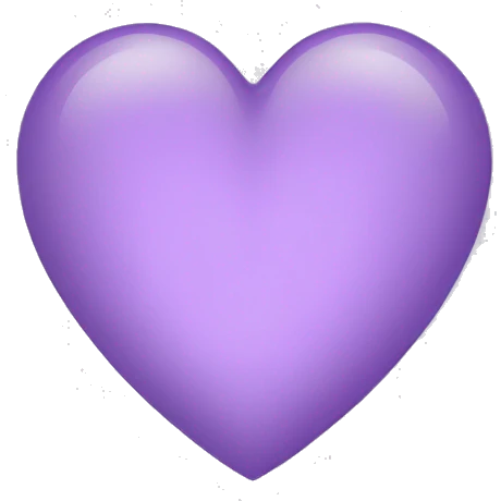 light purple heart emoji