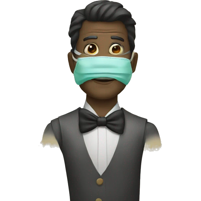 man of mask emoji