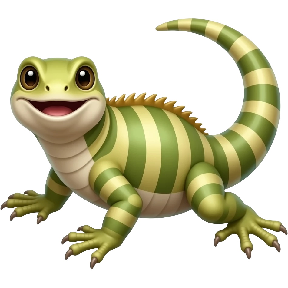 Ящерица смеется emoji