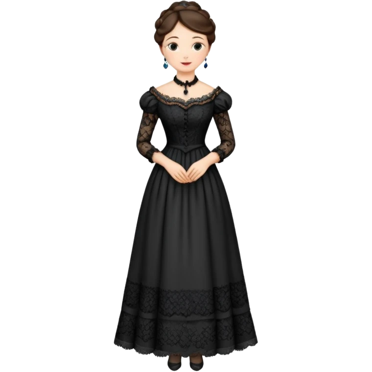 victorian lady emoji