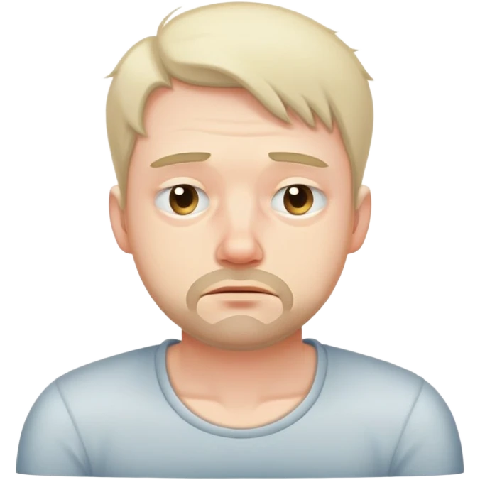 Tired guy emoji