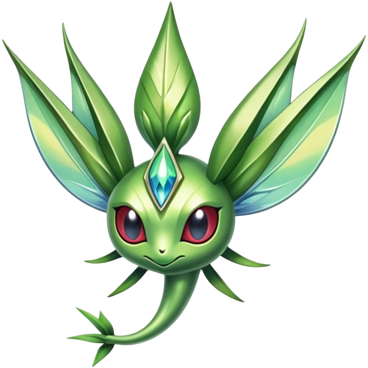 Shiny Exotic Bayleaf-Celebi-Scizor-Hybrid-Creature emoji