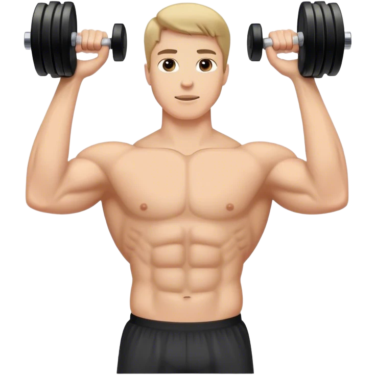 anterior deltoid dumbbell raise emoji