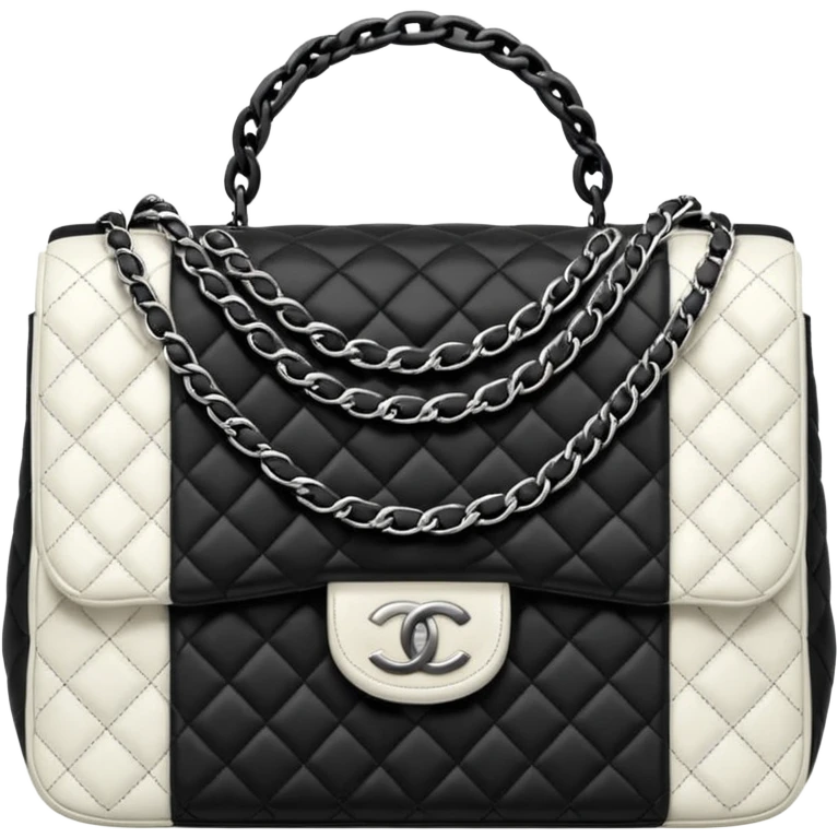 chanel tweed bag emoji