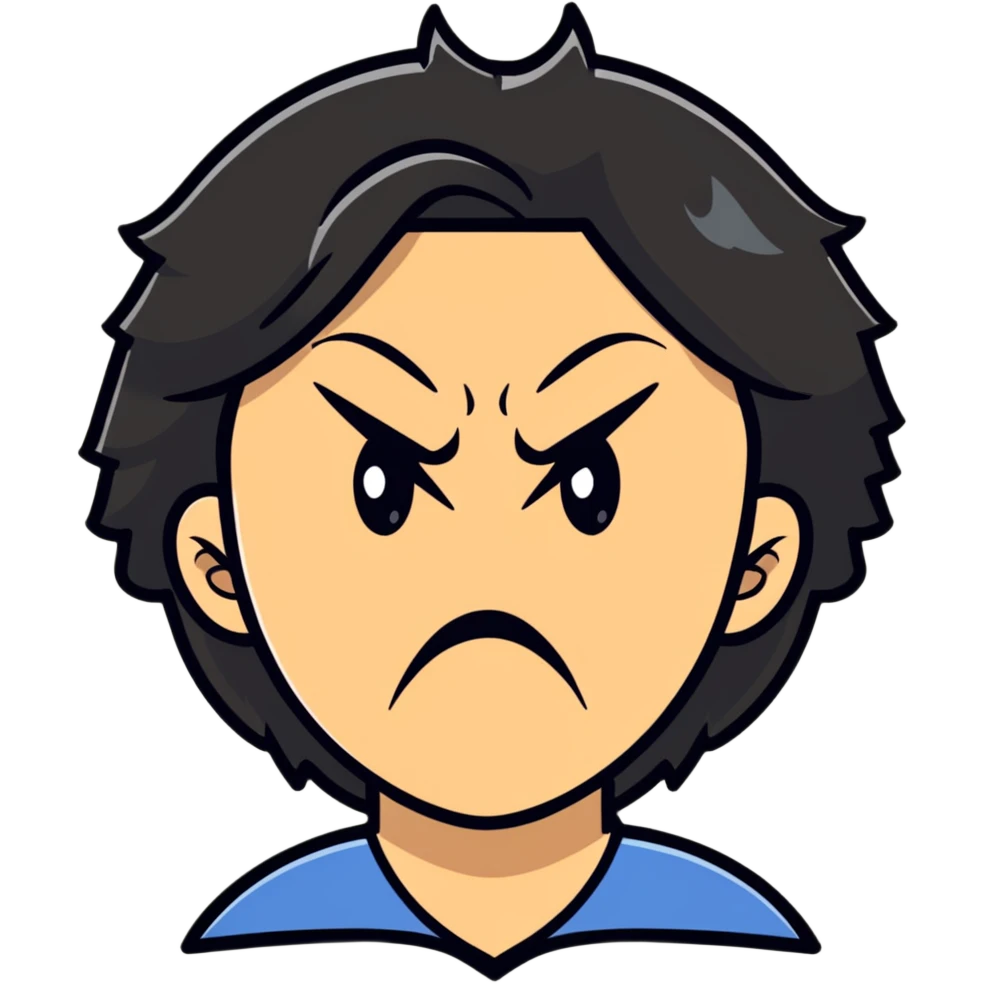angry mom face emoji