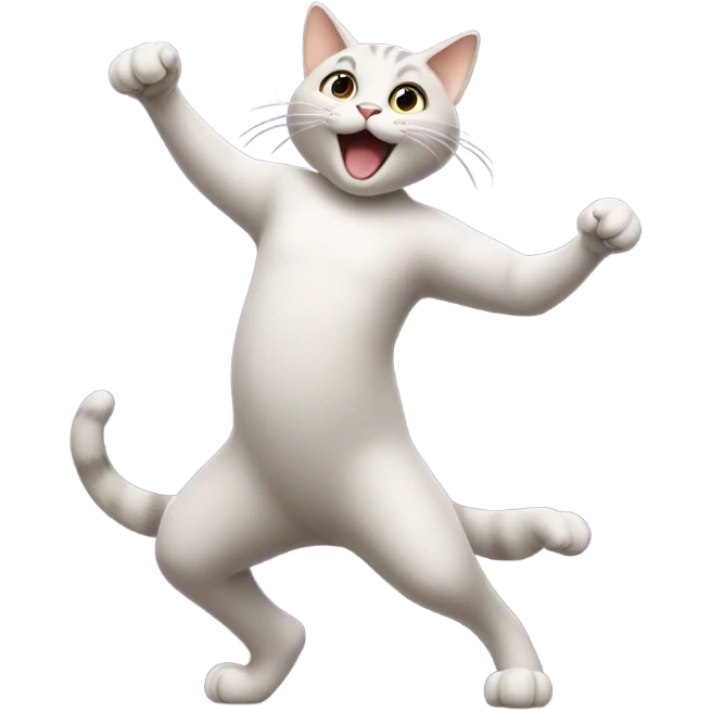 Cat dancing emoji