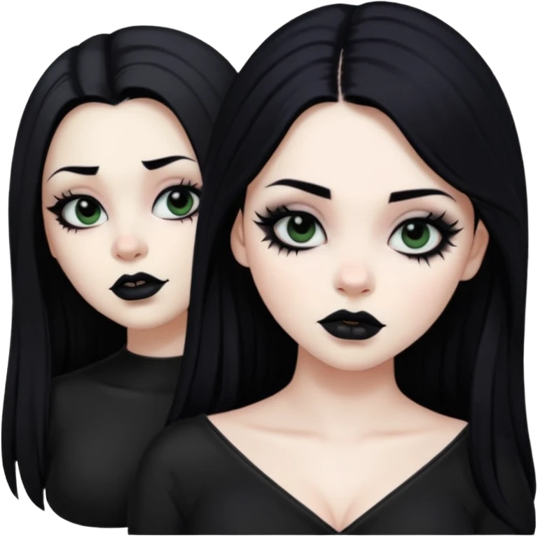big boobies goth girl emoji