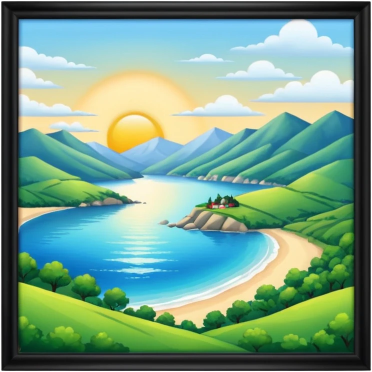 beautiful view emoji